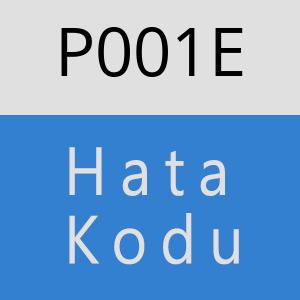 P001E Hata Kodu – P001E Hata Kodu Sorunu ve Çözümü