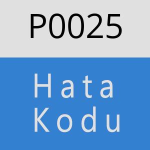 P0025 Hata Kodu – P0025 Hata Kodu Sorunu ve Çözümü