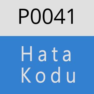 P0041 Hata Kodu – P0041 Hata Kodu Sorunu ve Çözümü