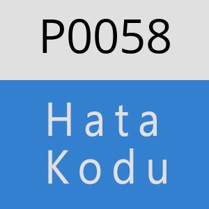 P0058 Hata Kodu – P0058 Hata Kodu Sorunu ve Çözümü