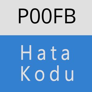 P00FB Hata Kodu – P00FB Hata Kodu Sorunu ve Çözümü