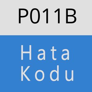 P011B Hata Kodu – P011B Hata Kodu Sorunu ve Çözümü