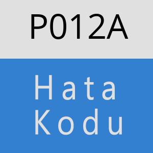 P012A Hata Kodu – P012A Hata Kodu Sorunu ve Çözümü