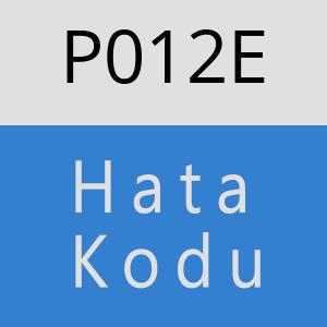 P012E Hata Kodu – P012E Hata Kodu Sorunu ve Çözümü