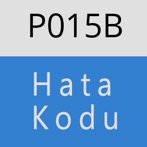 P015B Hata Kodu – P015B Hata Kodu Sorunu ve Çözümü