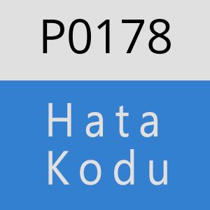 P0178 Hata Kodu – P0178 Hata Kodu Sorunu ve Çözümü