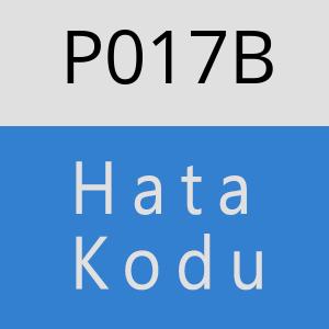 P017B Hata Kodu – P017B Hata Kodu Sorunu ve Çözümü