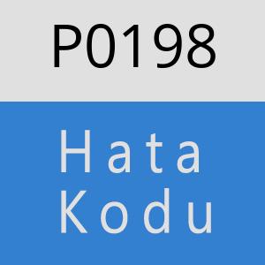 P0198 Hata Kodu – P0198 Hata Kodu Sorunu ve Çözümü