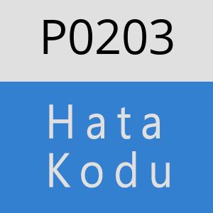 P0203 Hata Kodu – P0203 Hata Kodu Sorunu ve Çözümü