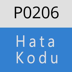 P0206 Hata Kodu – P0206 Hata Kodu Sorunu ve Çözümü