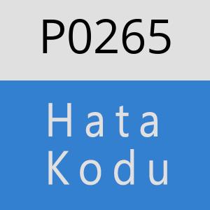 P0265 Hata Kodu – P0265 Hata Kodu Sorunu ve Çözümü