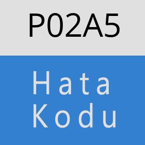 P02A5 Hata Kodu – P02A5 Hata Kodu Sorunu ve Çözümü